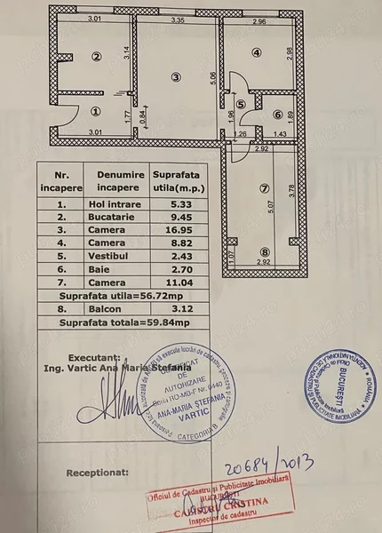 1 Decembrie 1918, Theodor Pallady, centrala proprie, etaj 3/4.